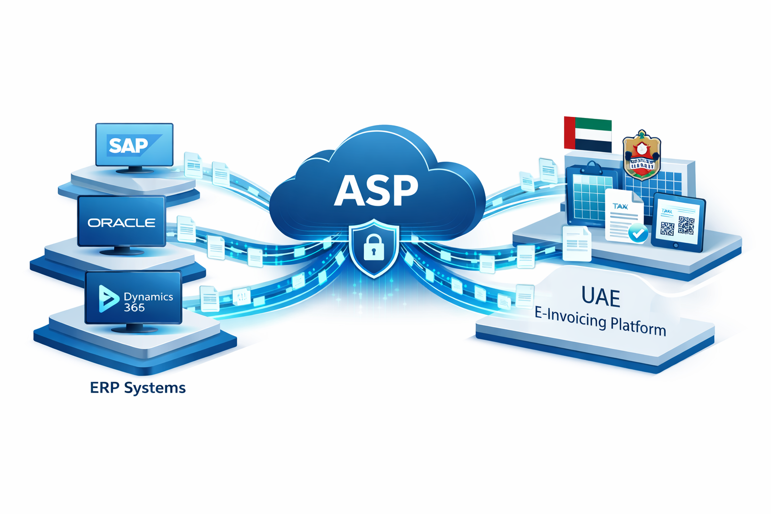 How ASP Connects ERP Systems to UAE E-Invoicing Platforms